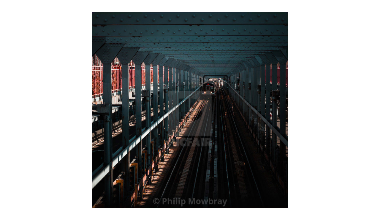 Image of the New York Subway with a Picfair watermark overlaid