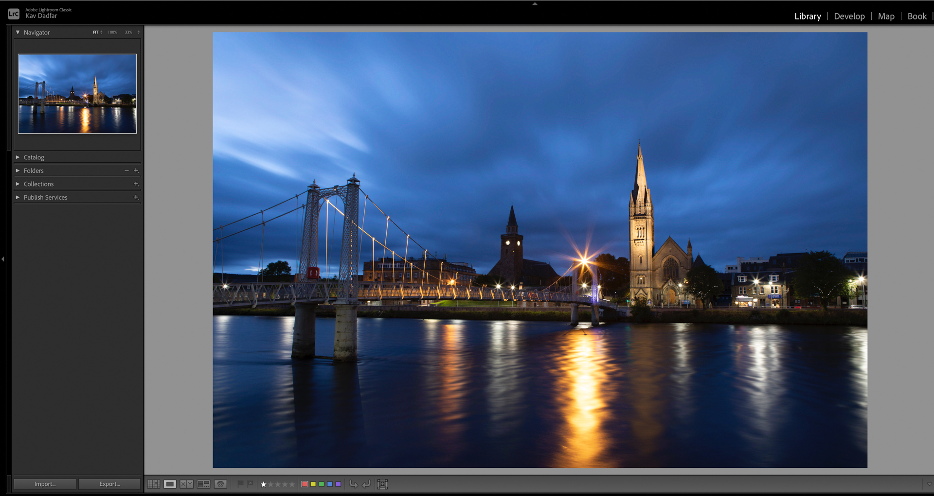 Lightroom screenshot showing how to select and change colour space