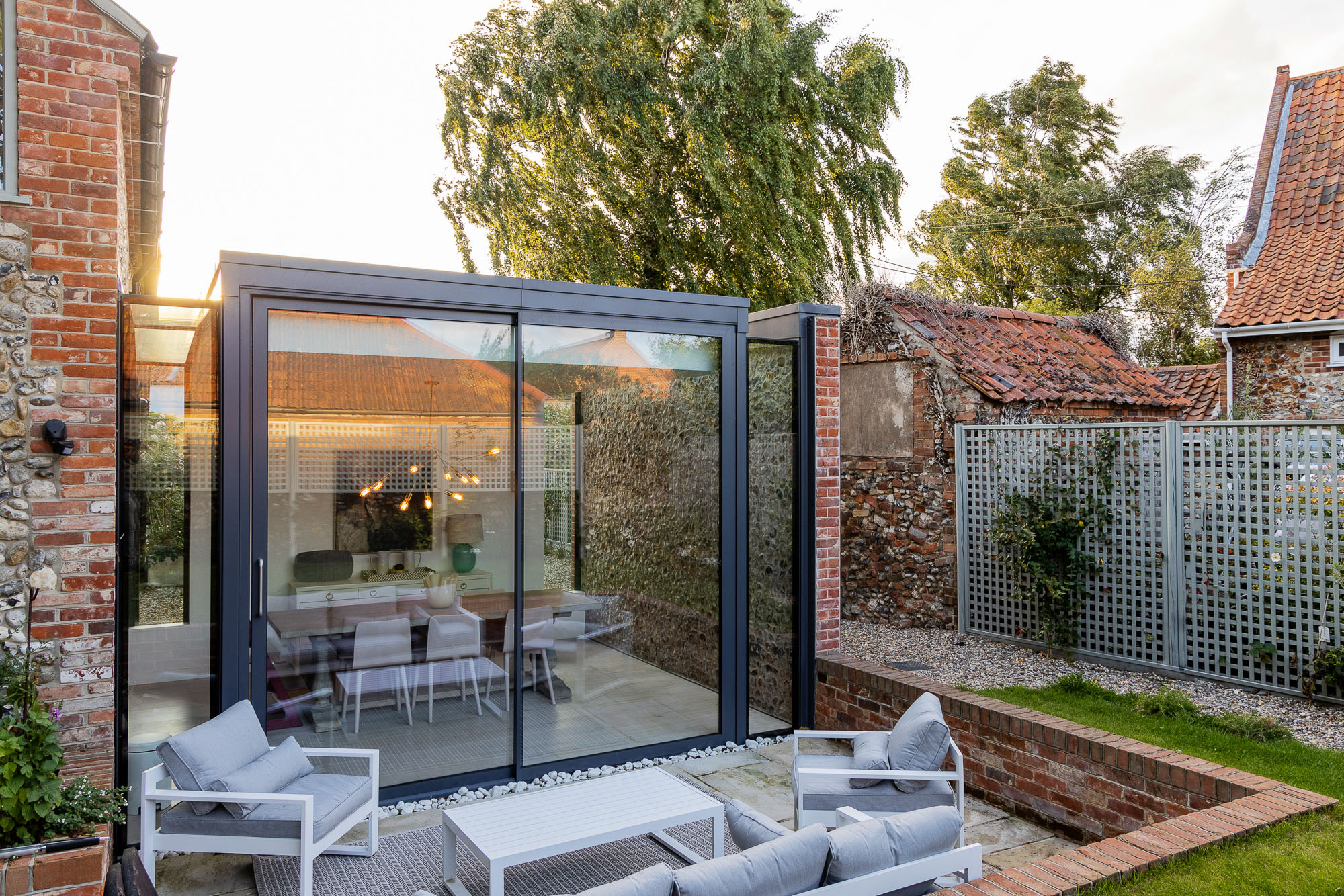 Garden and exterior glass doors