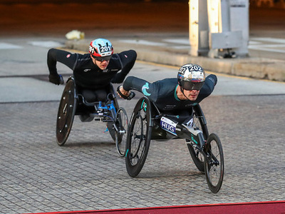 Daniel Romanchuk at the 2022 Bank of America Chicago Marathon
