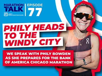 Cover image of Marathon Talk Episode 77 featuring TeamGB star Phily Bowden