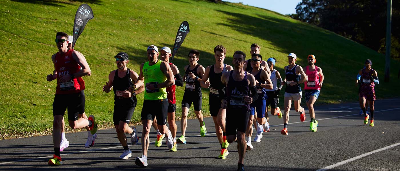 Runners during the 2024 TCS Sydney Marathon