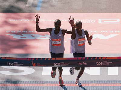 Who delivered the best performance in a marathon this year?