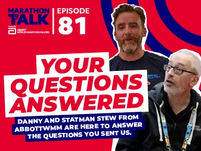 Cover image of Marathon Talk Episode 81 featuring Danny Coyle and Stew Haynes for the AWMM AMA