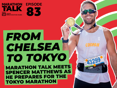 Cover image of Marathon Talk Episode 83 featuring Spencer Matthews