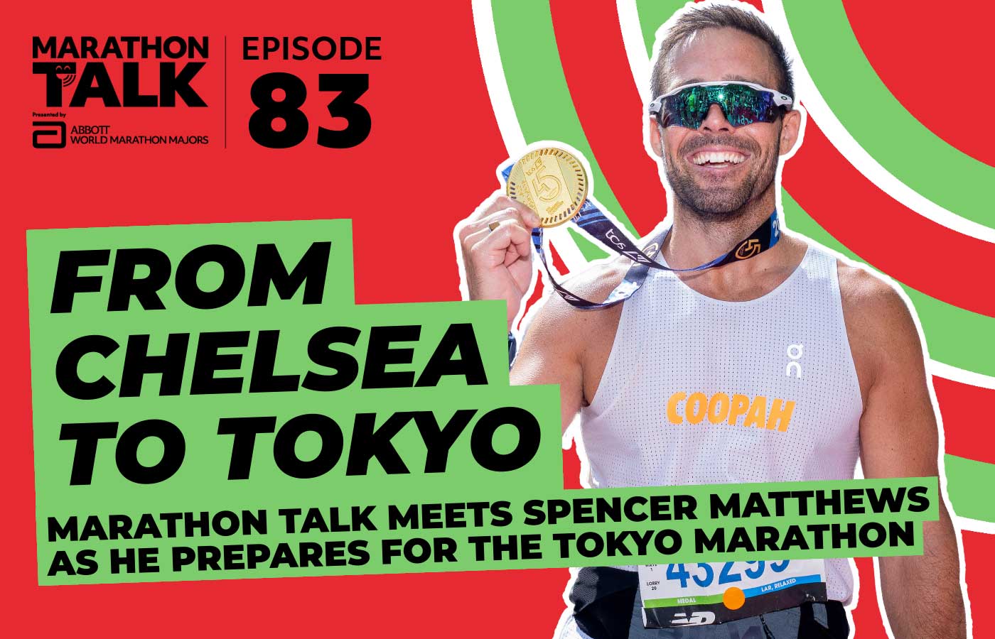 Cover image of Marathon Talk Episode 83 featuring Spencer Matthews