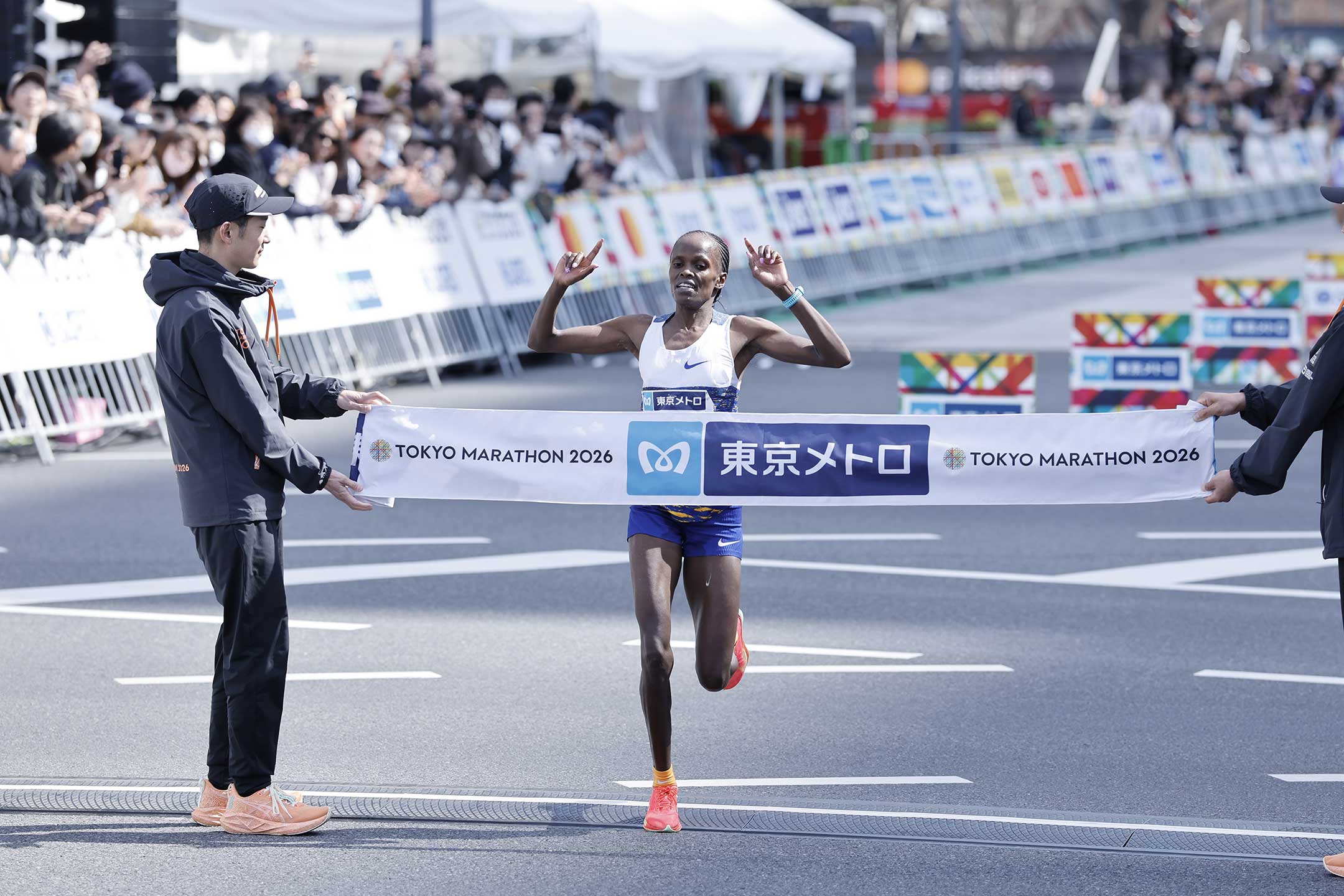 Brigid Kosgei wins Tokyo Marathon 2026