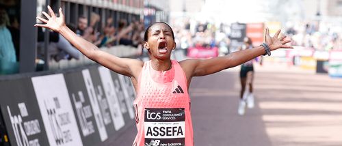 Tigst Assefa wins in London in 2026
