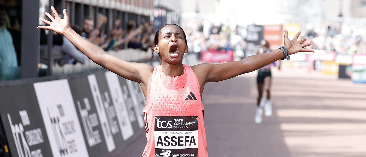 Tigst Assefa wins in London in 2026