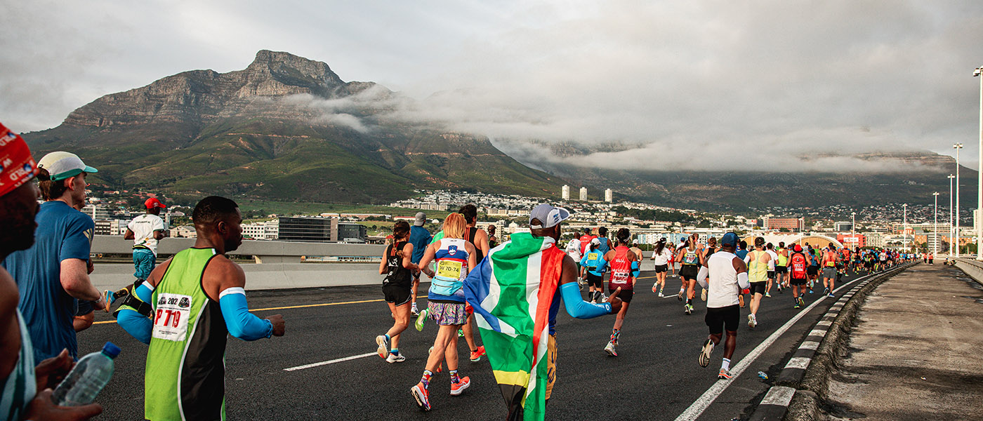 Runners take on the Sanlam Cape Town Marathon in May
