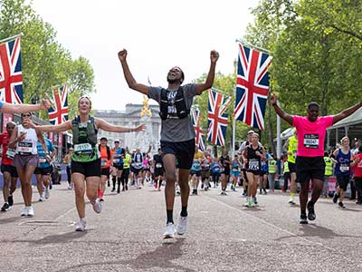 TCS London Marathon finish line