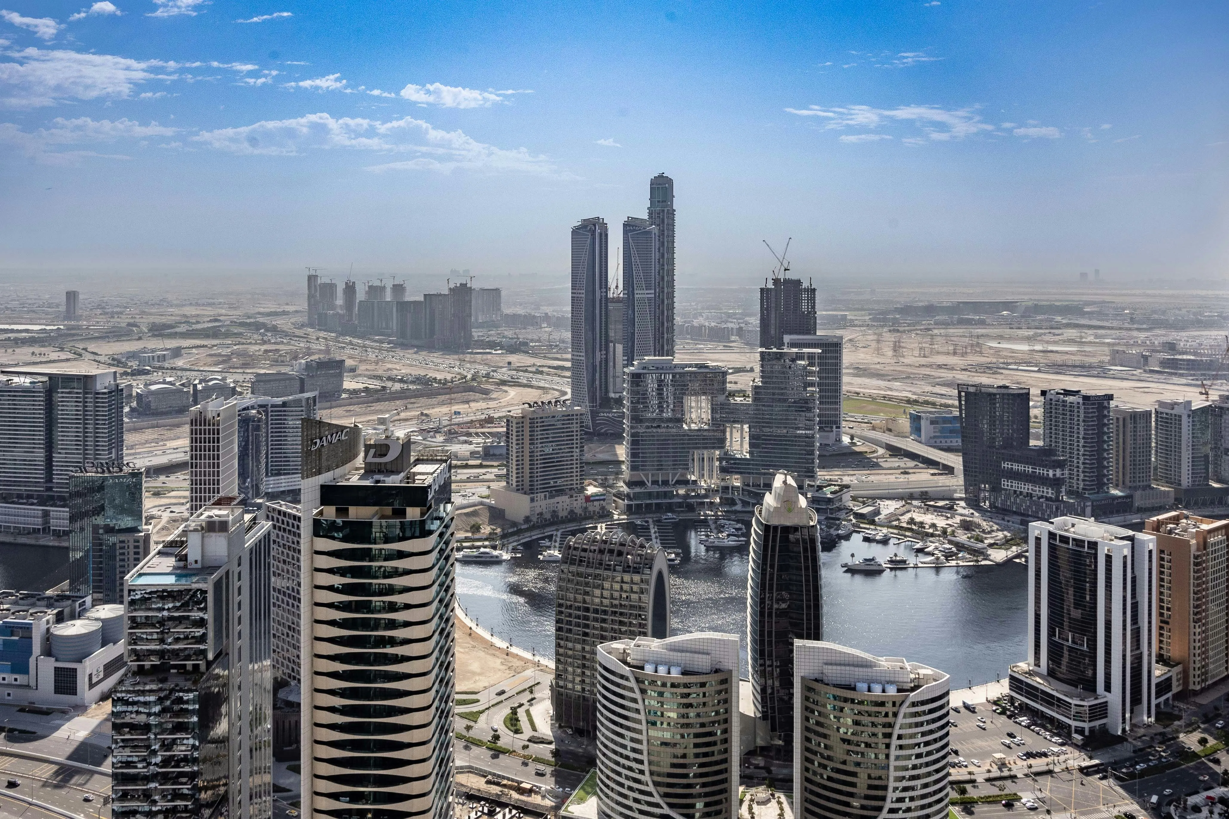 View of Business Bay dubai