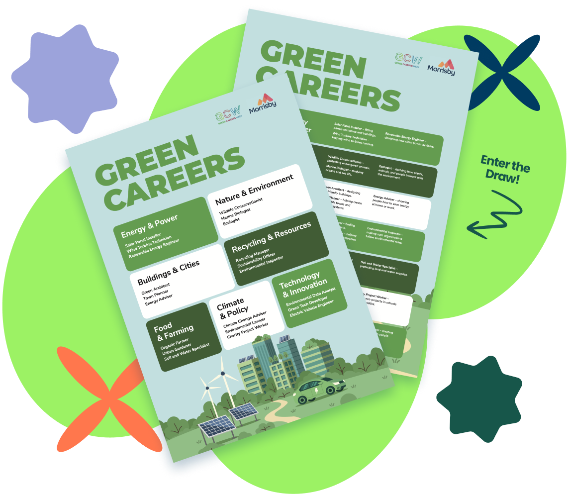 Green Careers Week 2025 Morrisby poster bundle