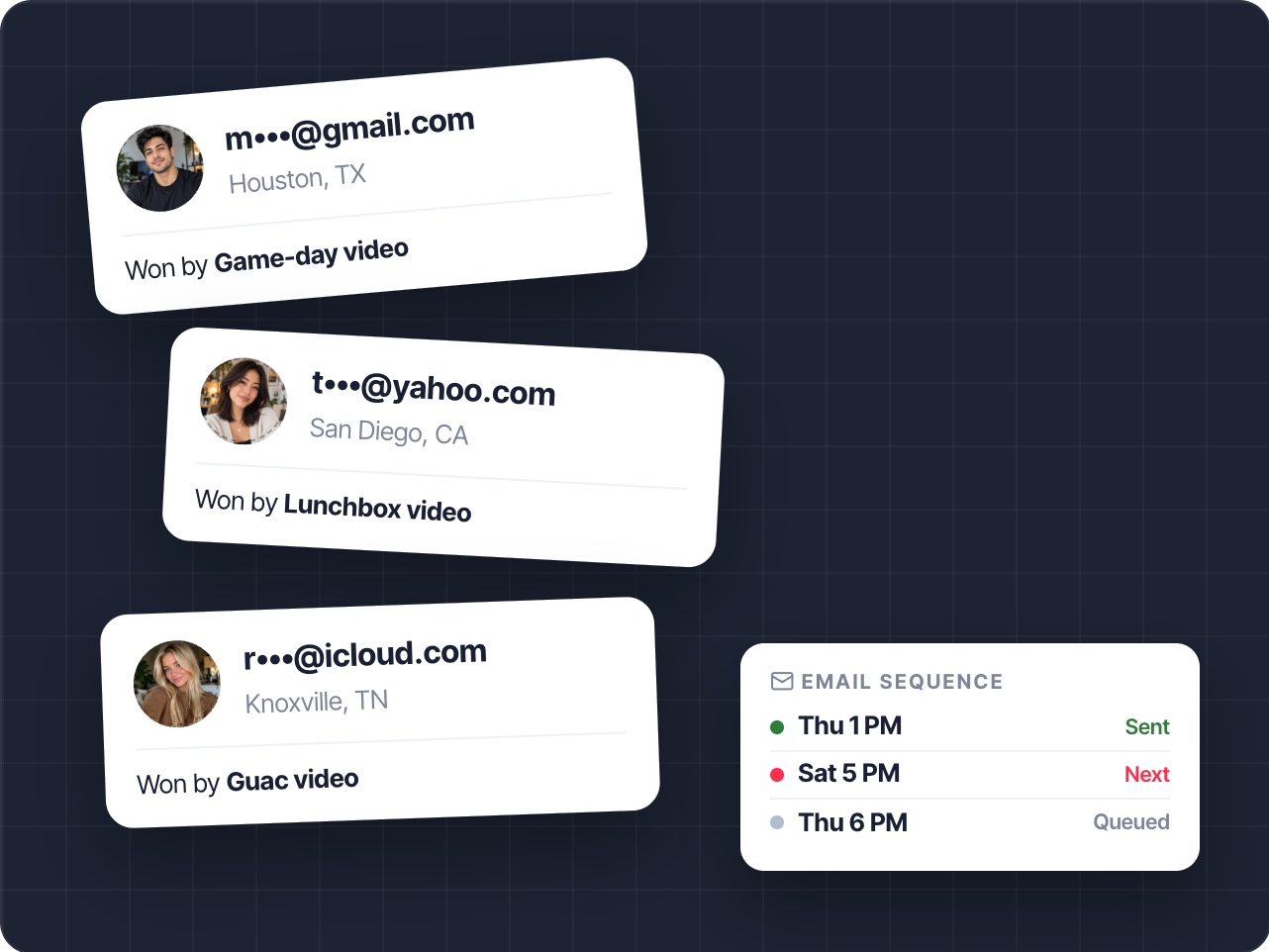 Shopper CRM — segments and drafted emails