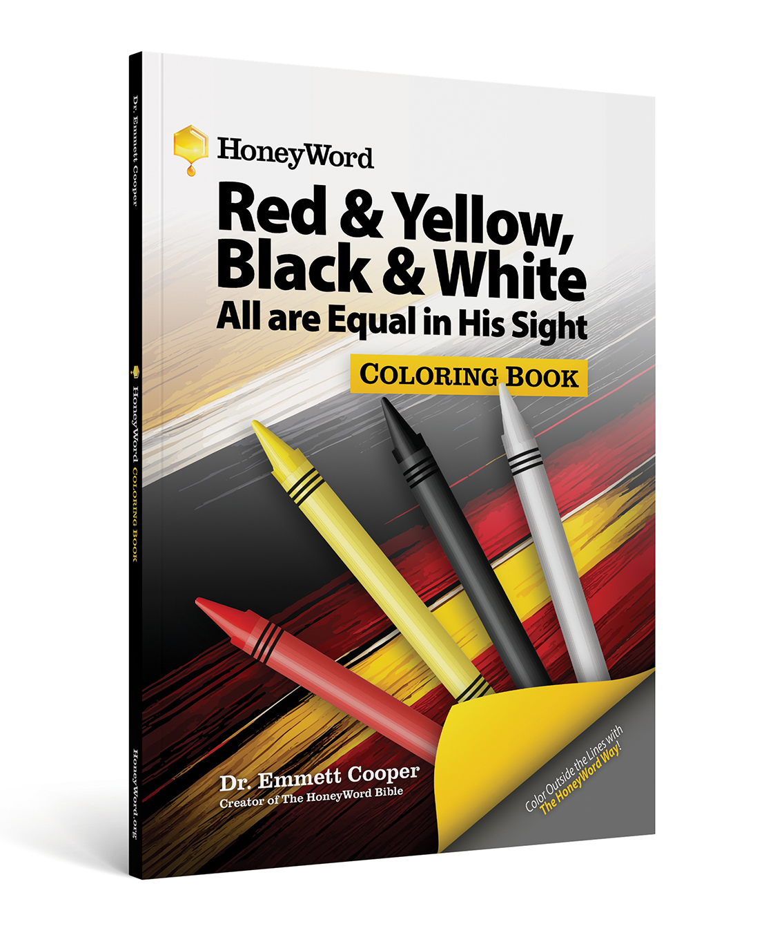 Red & Yellow Black & White All are Equal in His Sight Coloring Book