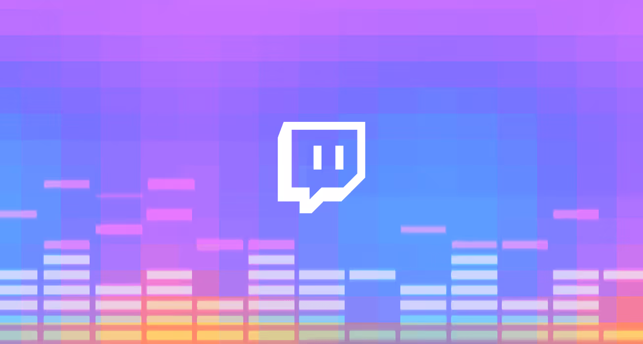 twitch logo in a banner