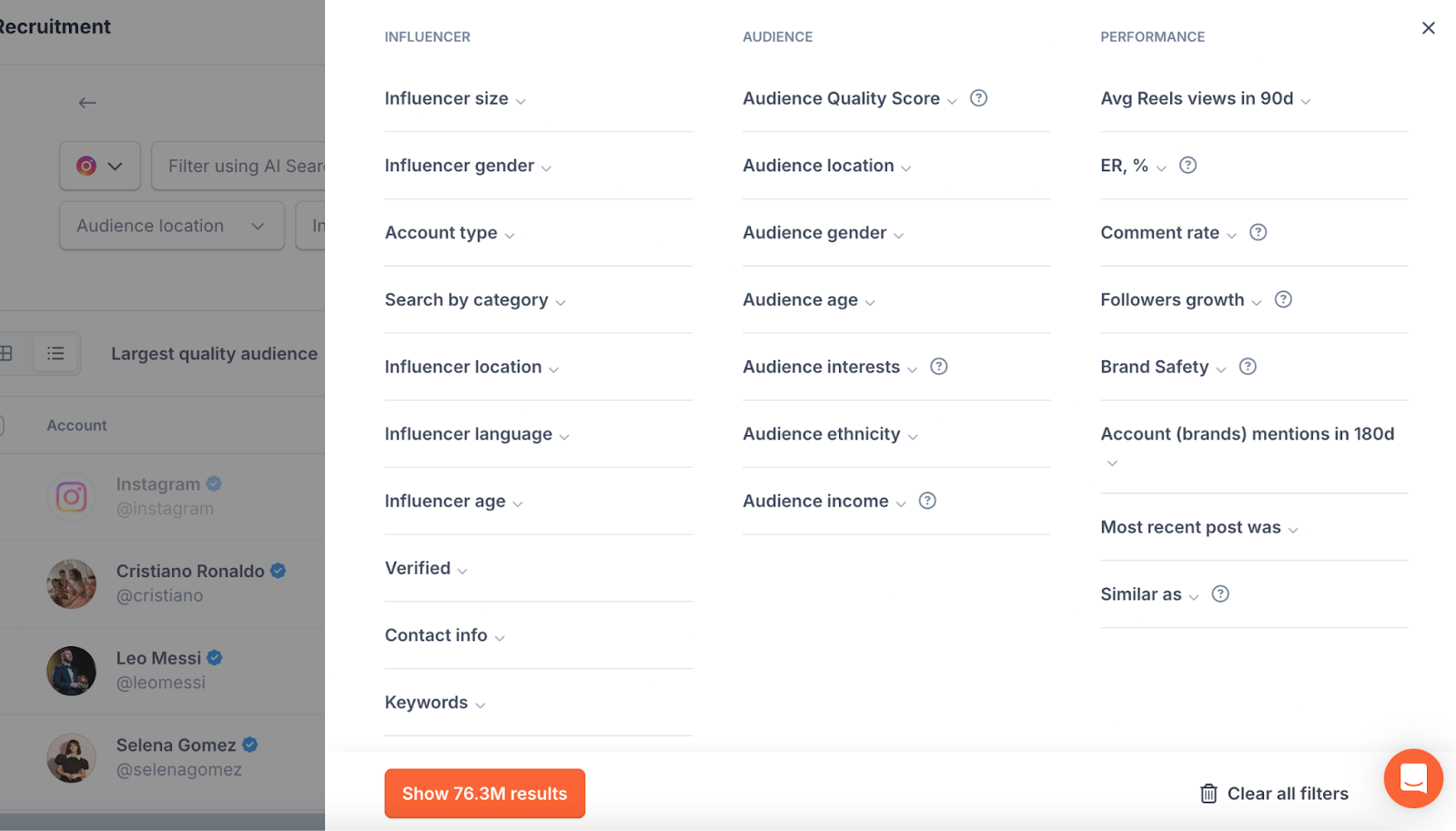 HypeAuditor homepage
