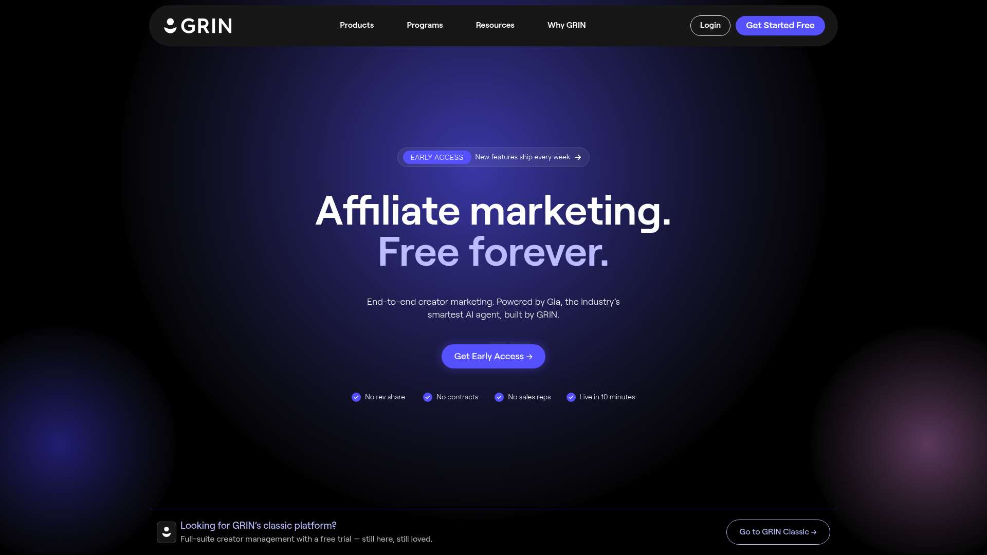 Grin homepage