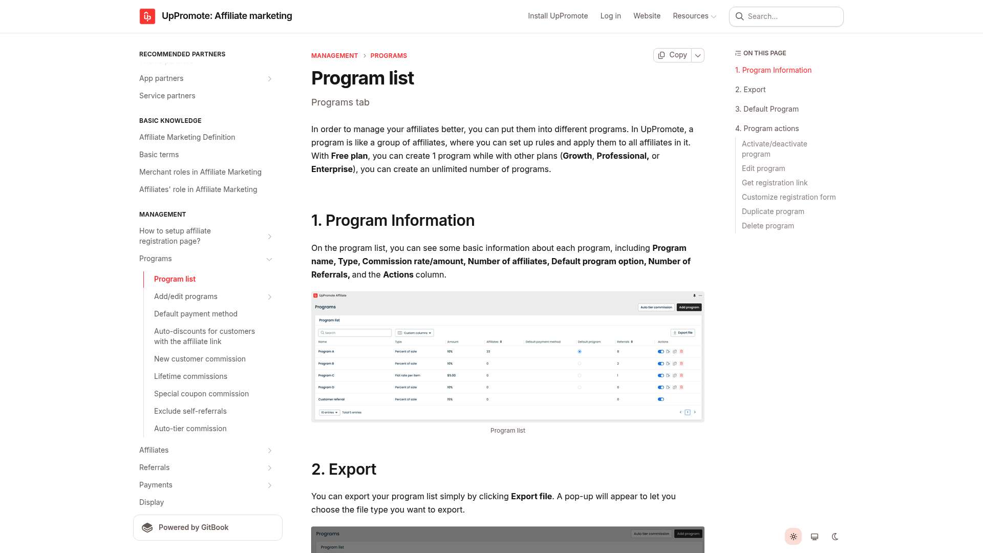 UpPromote homepage