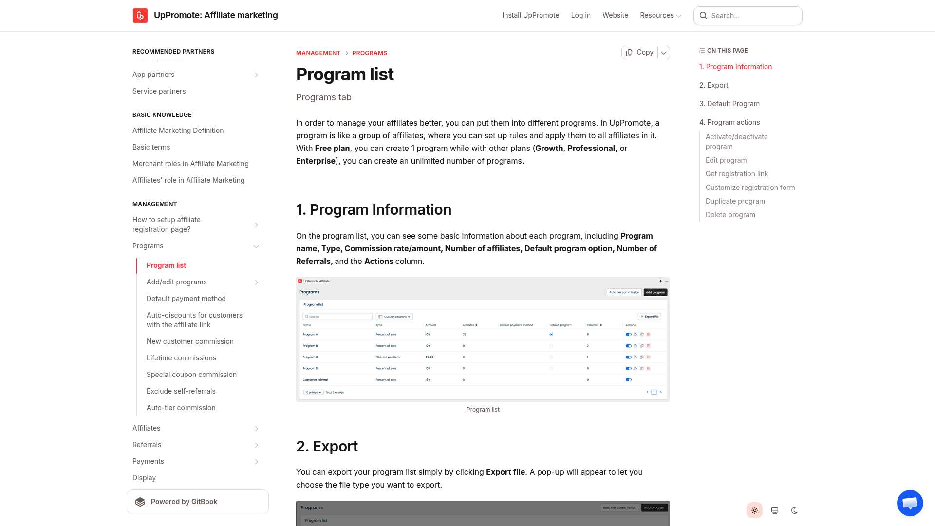 UpPromote homepage