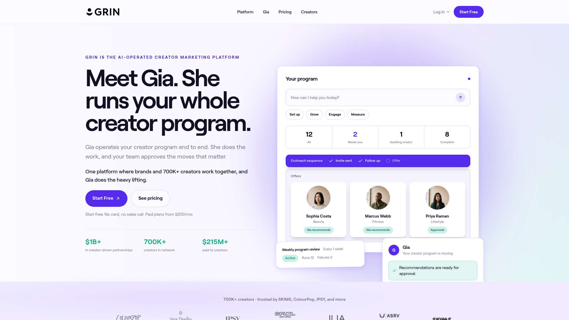 GRIN homepage