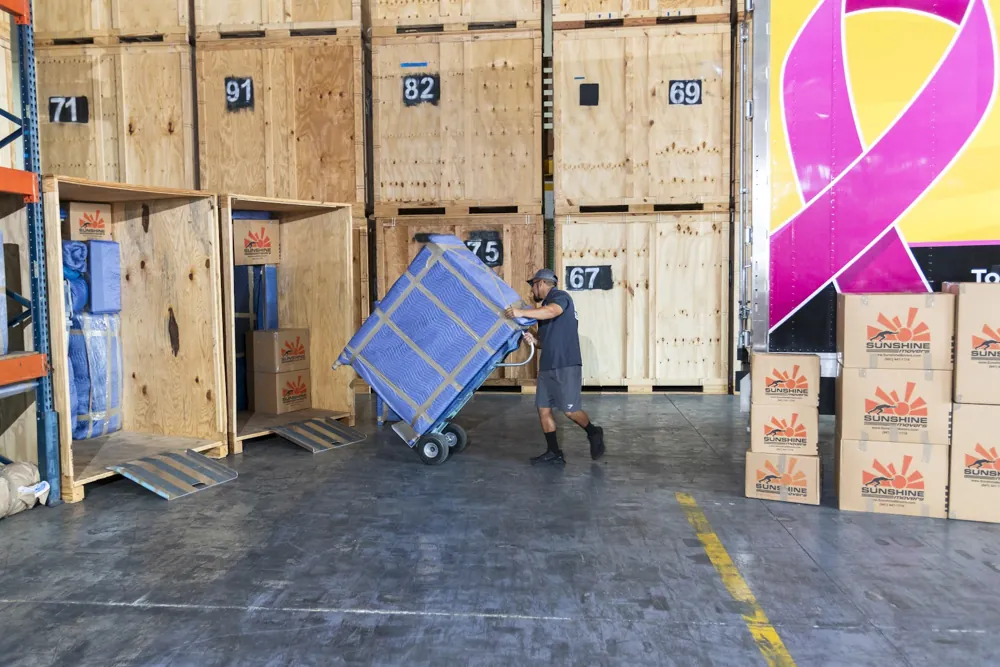 furniture affected by humidity and temperature in storage
