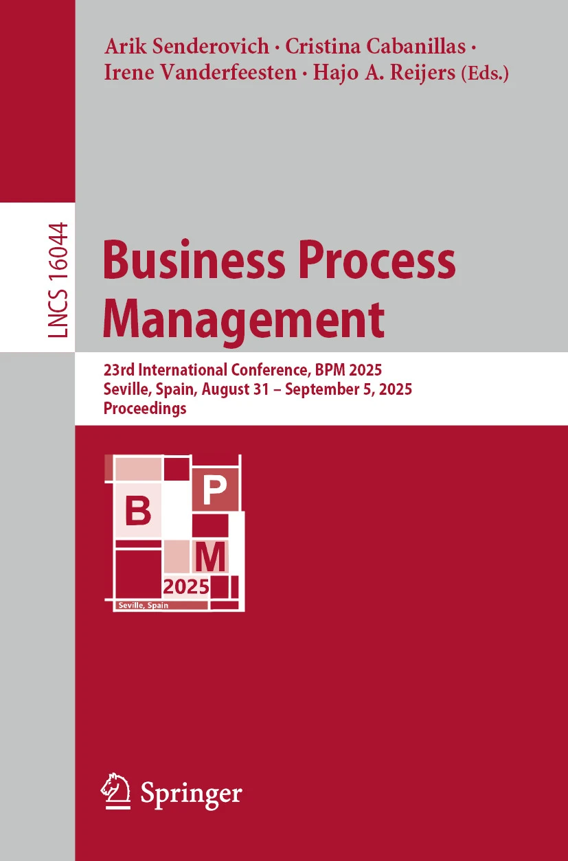Book cover for Proceedings of the 23rd International Conference on Business Process Management