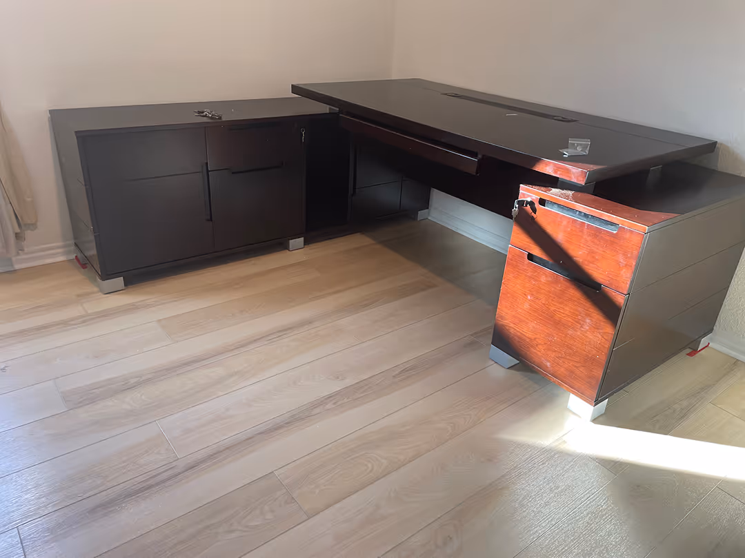 image of before and after cleaning in a living room