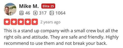 Yelp review.