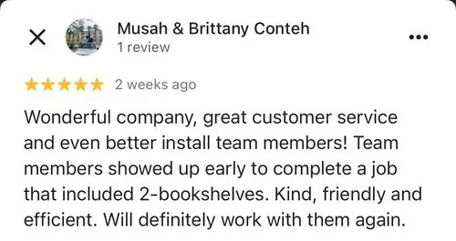 Google review.