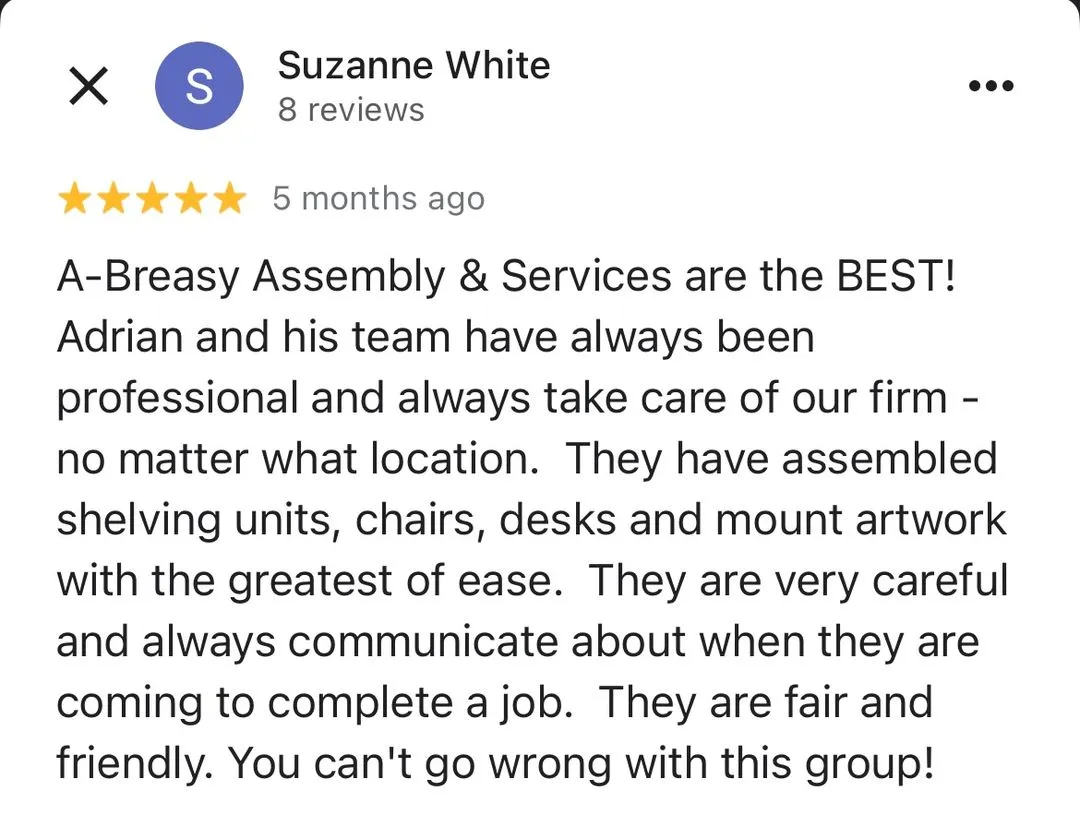 Google review.