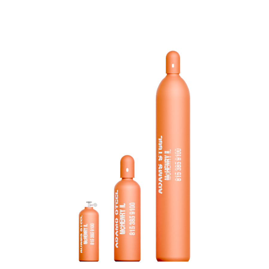 Nitrogen cylinders, 21 to 230 cubic feet