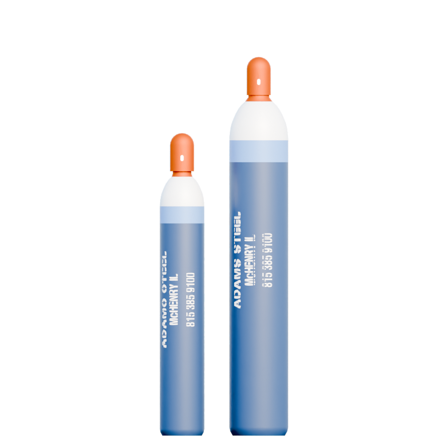 Tri-mix cylinders, 125 and 291 cubic feet