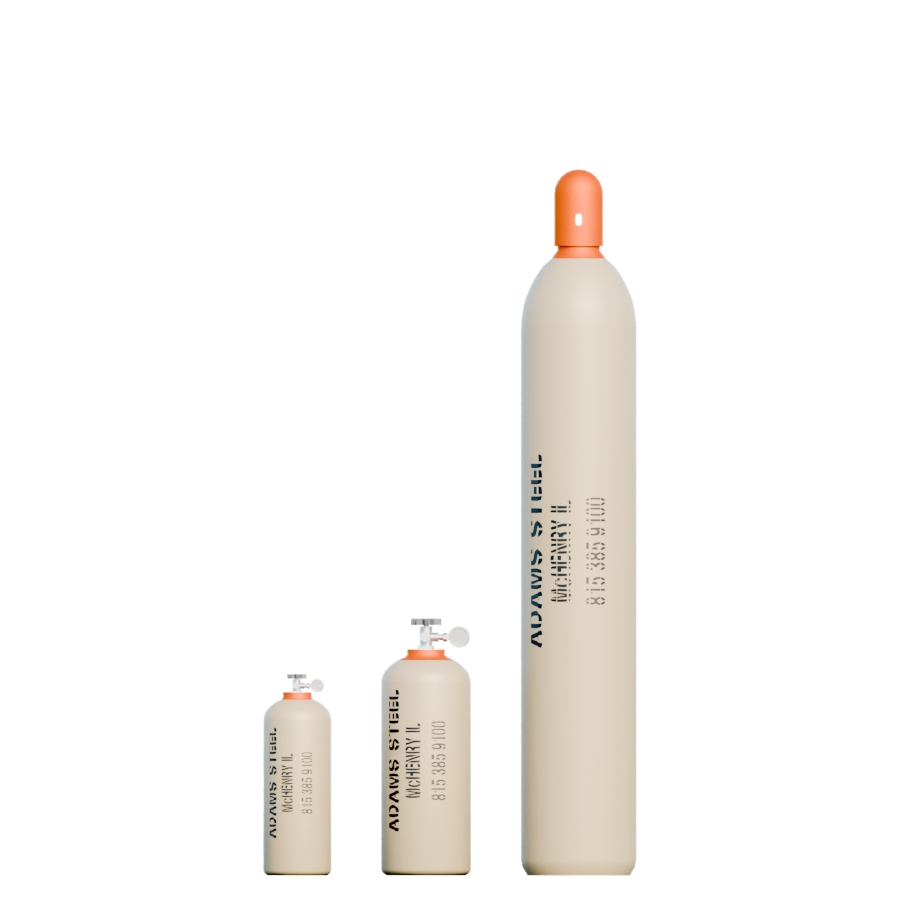 CO2 cylinders, 5 to 50 pounds