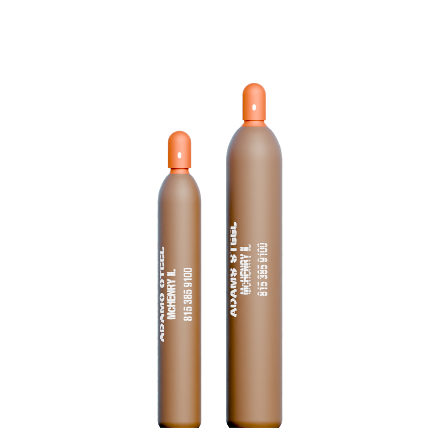 Helium cylinders, 122 and 244 cubic feet