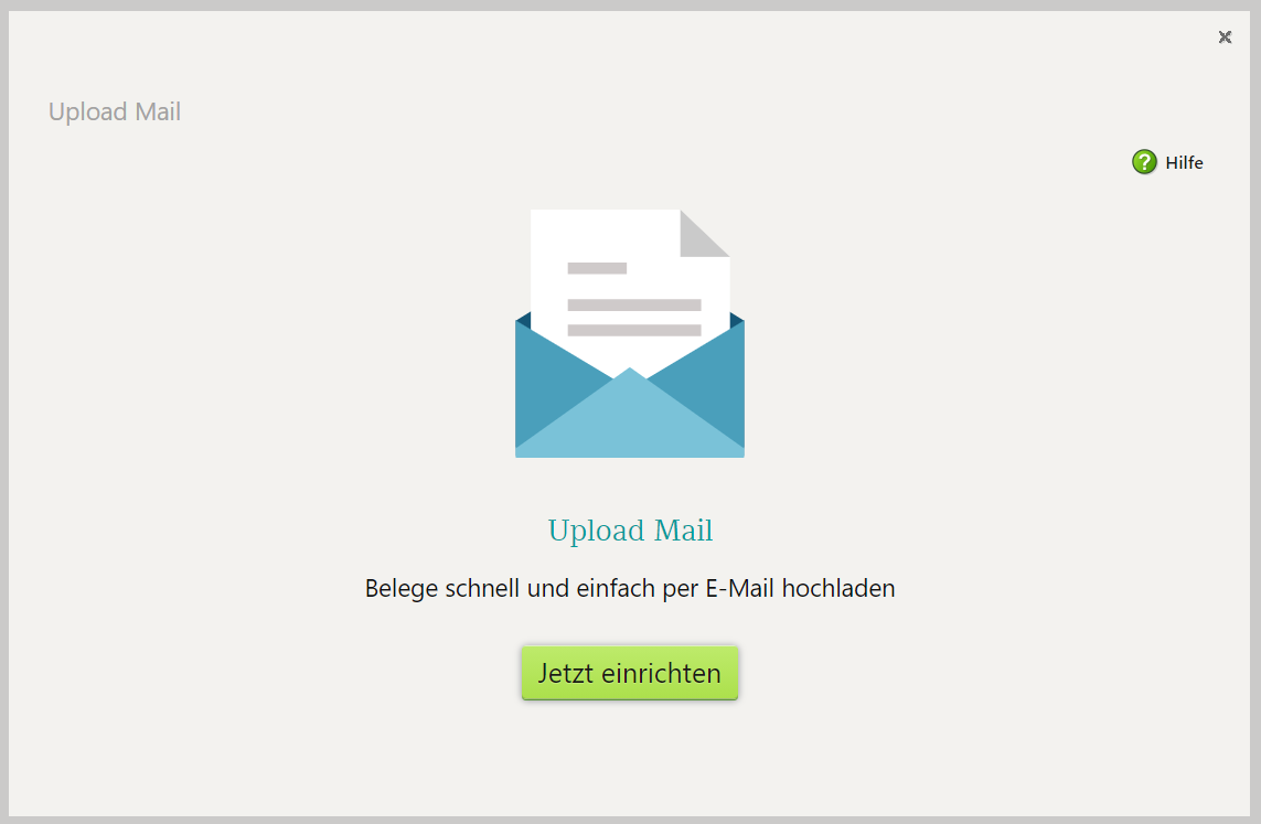 DATEV Upload Mail einrichten