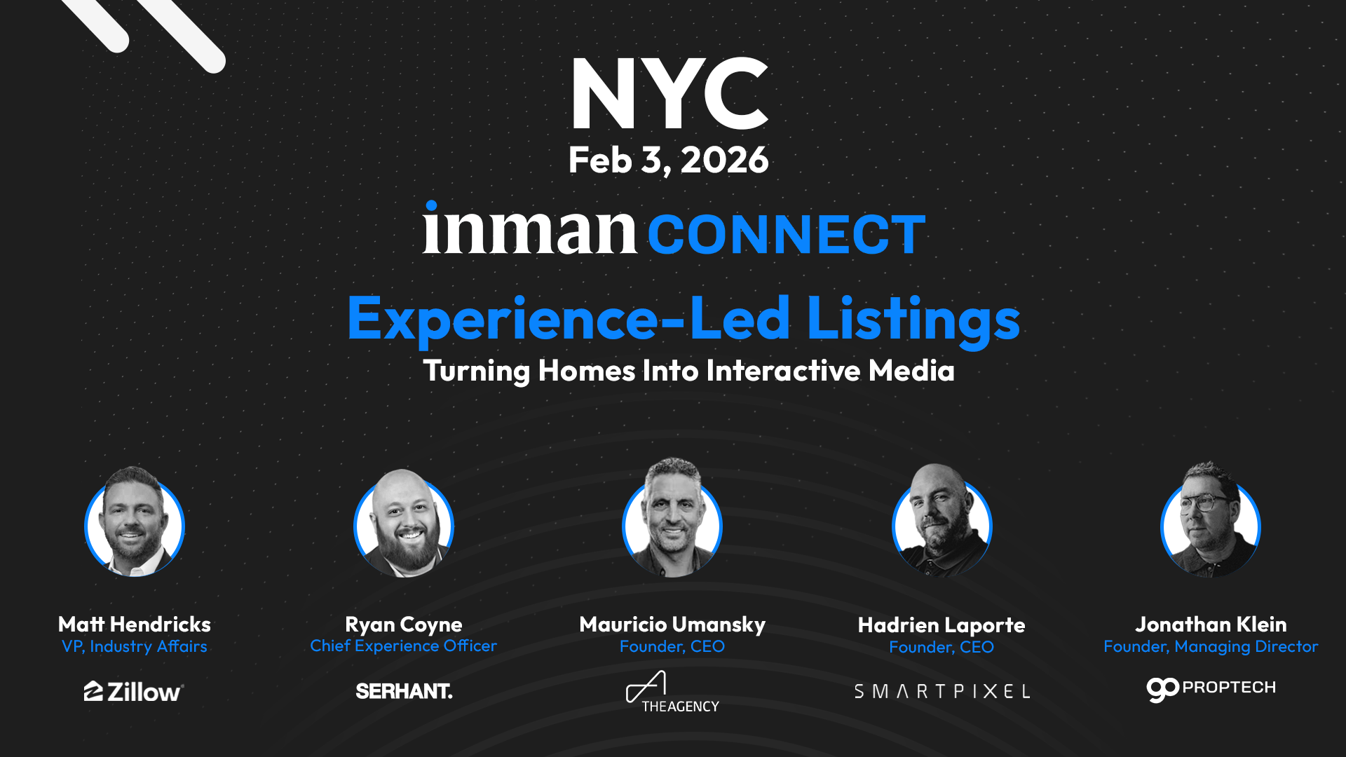 Jonathan Klein will be a featured speaker at Inman Connect 2026.