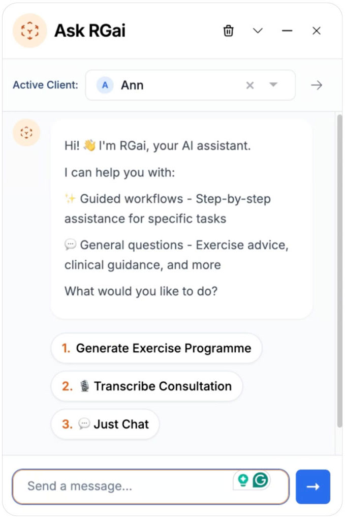 Ask AI assistant
