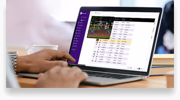 Man using SmartScout on a Laptop