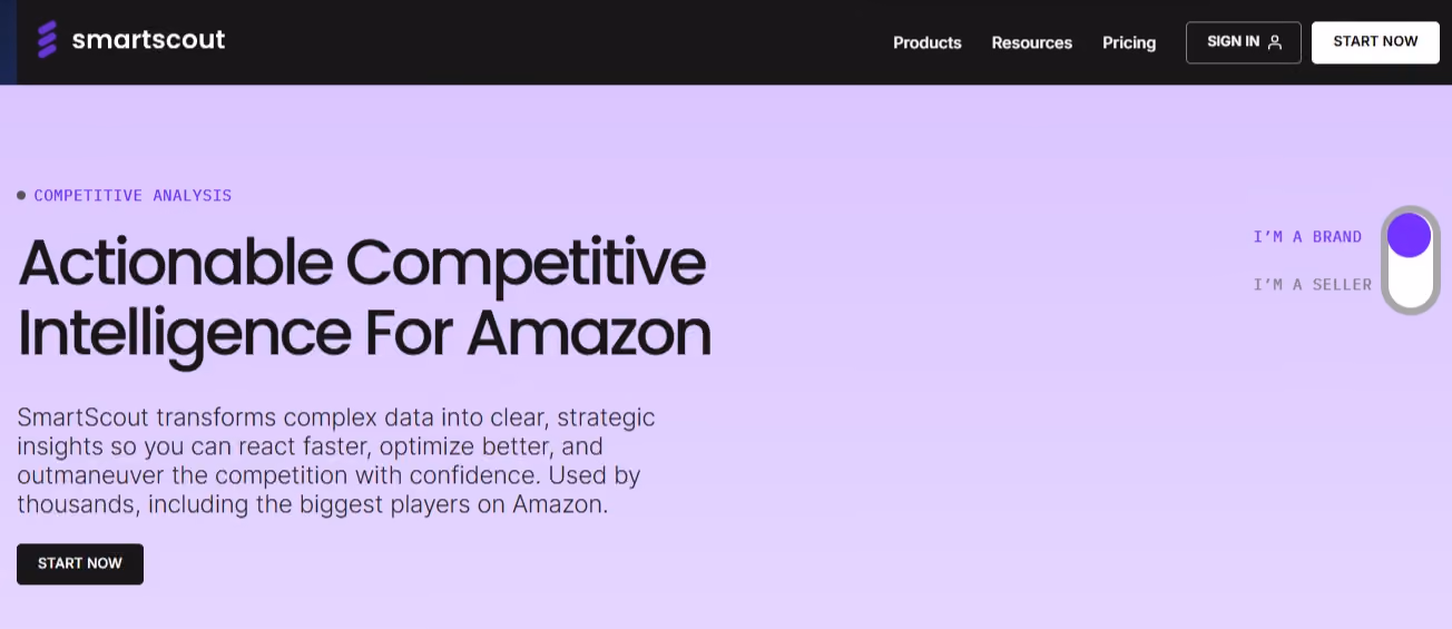 SmartScout Homepage