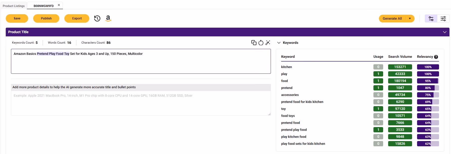 SmartScout AI Listing Creator