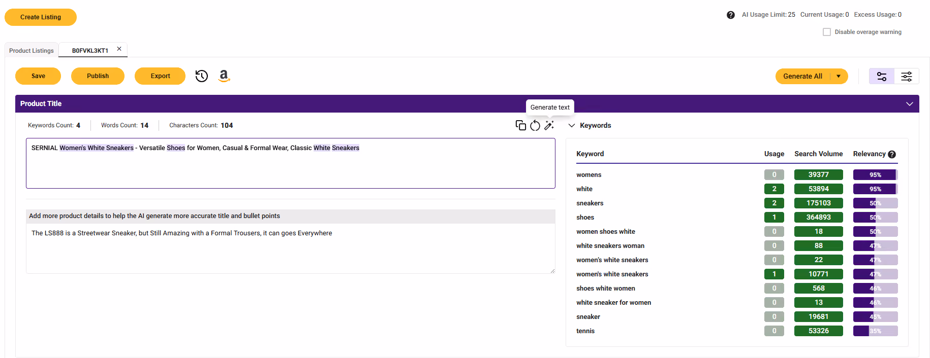  SmartScout AI Listing Architect