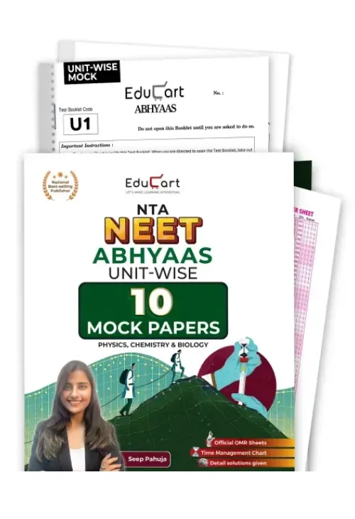 Educart NEET Unit-wise Abhyaas Mock Papers 2024 Booklets, 09/04/2022