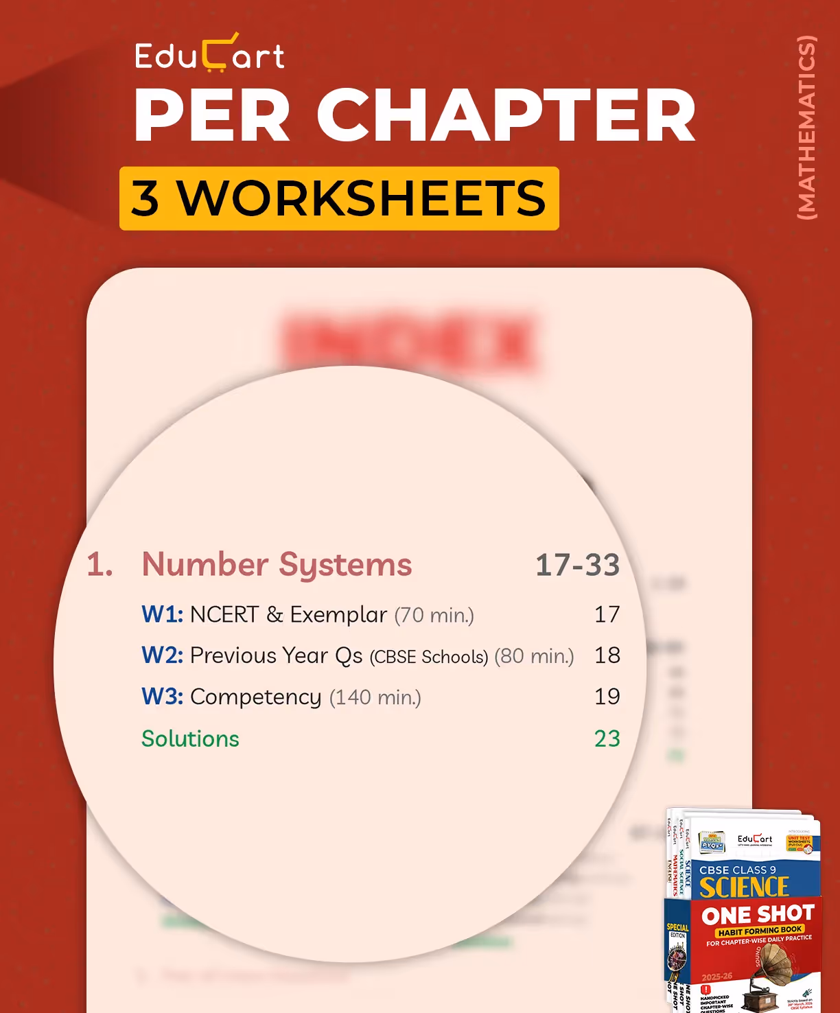 Educart CBSE Class 9 One Shot Question Bank 2025-26 Science, Mathematics, Social Science and English (Updated for 2026 Exam) 4 Book Bundle