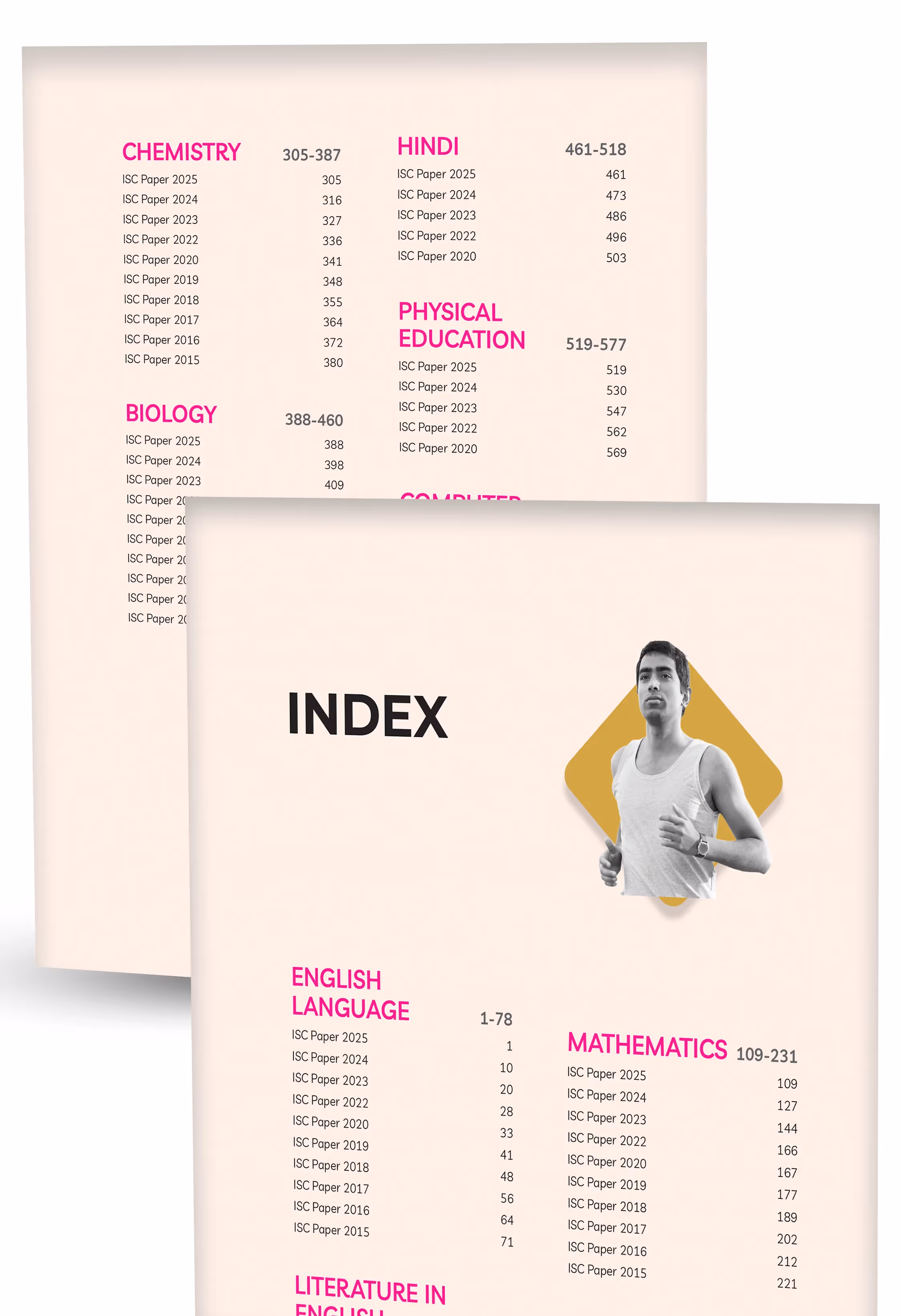 Educart ISC 10 Years Solved Papers Class 12 for 2026 Science Stream - Physics, Chemistry, Mathematics, Biology, English Language & Literature, Computer Application, Physical Education and Hindi for 2025-26 Boards Exams