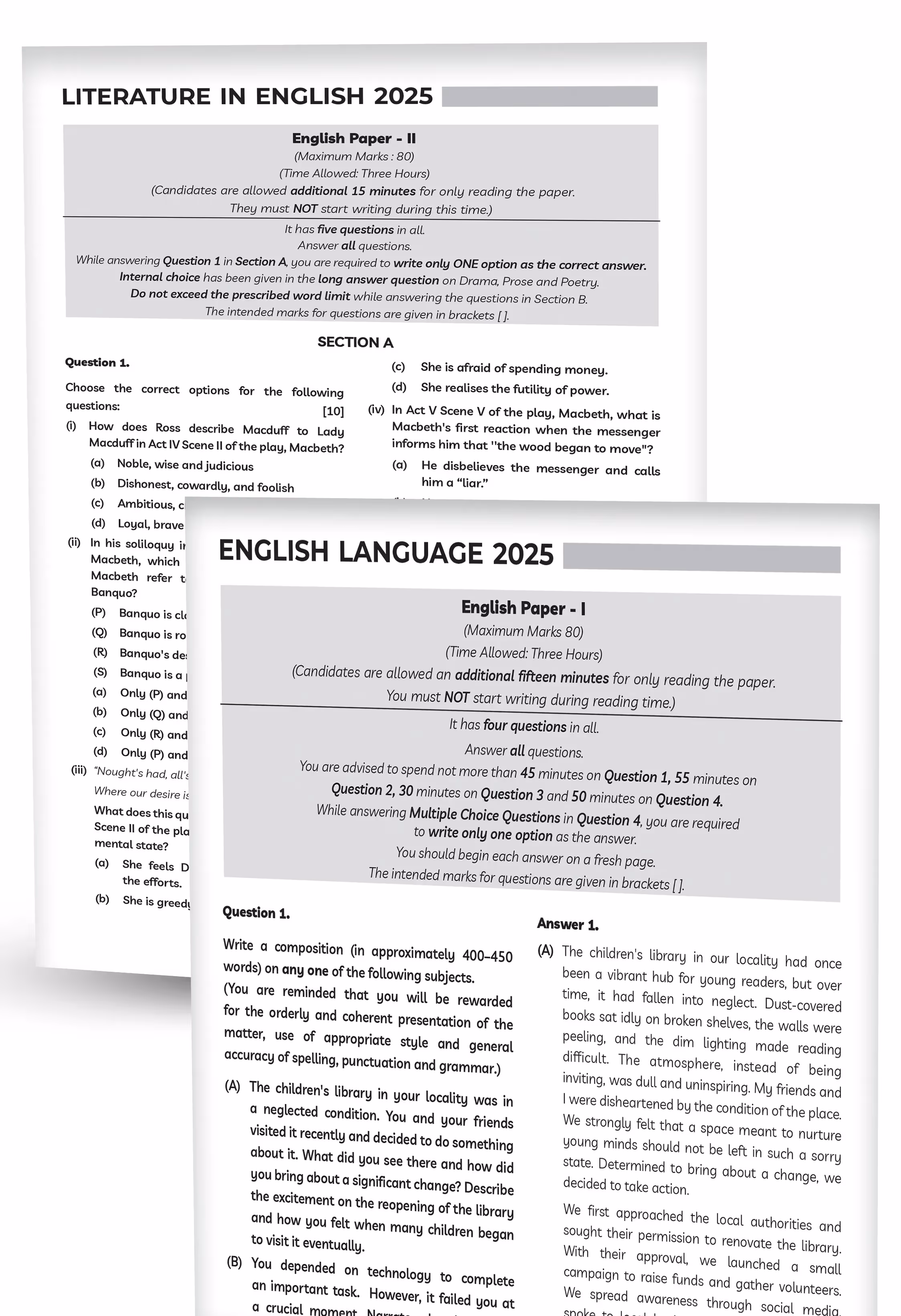 Educart ISC 10 Years Solved Papers Class 12 for 2026 Science Stream - Physics, Chemistry, Mathematics, Biology, English Language & Literature, Computer Application, Physical Education and Hindi for 2025-26 Boards Exams