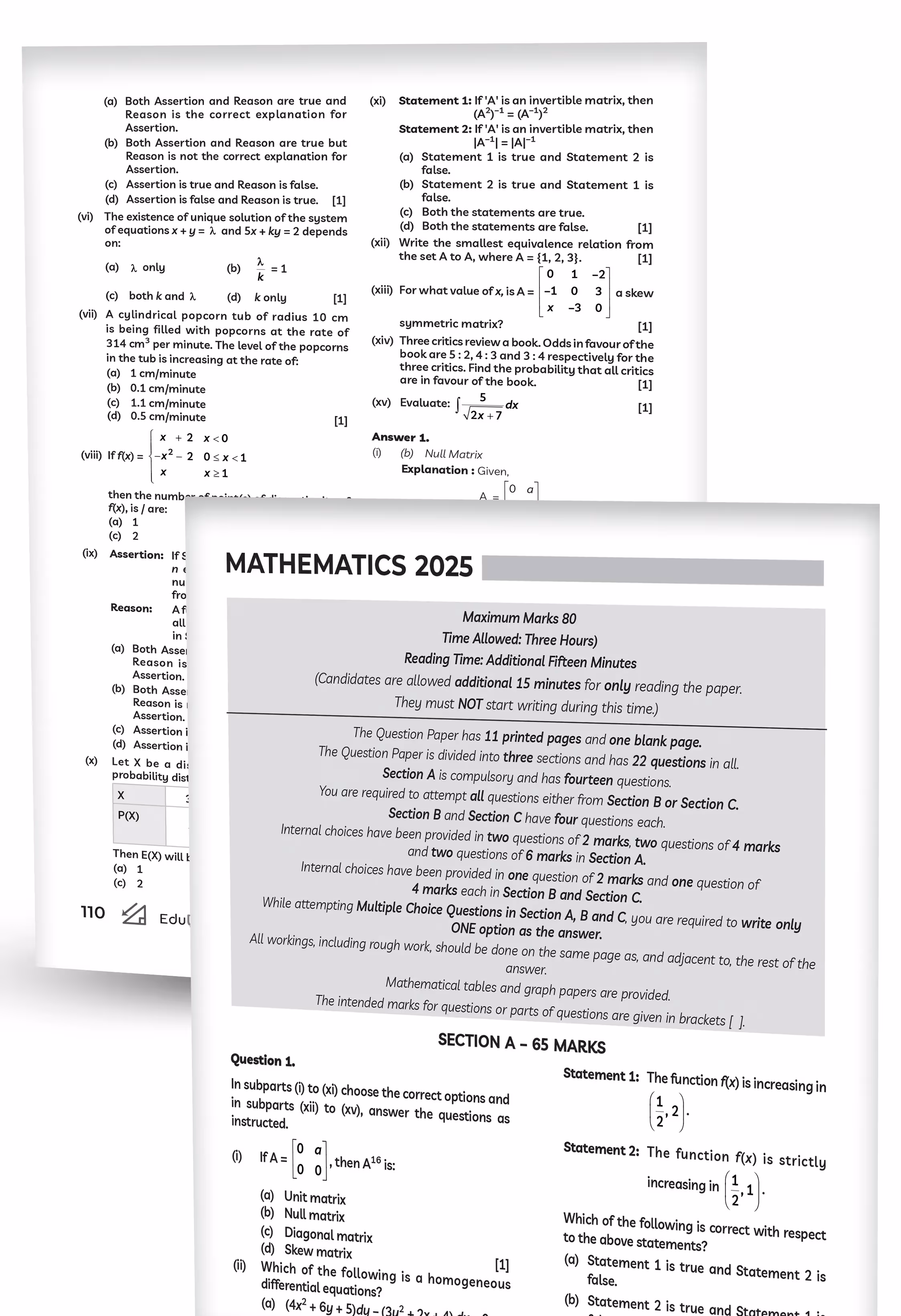 Educart ISC 10 Years Solved Papers Class 12 for 2026 Science Stream - Physics, Chemistry, Mathematics, Biology, English Language & Literature, Computer Application, Physical Education and Hindi for 2025-26 Boards Exams