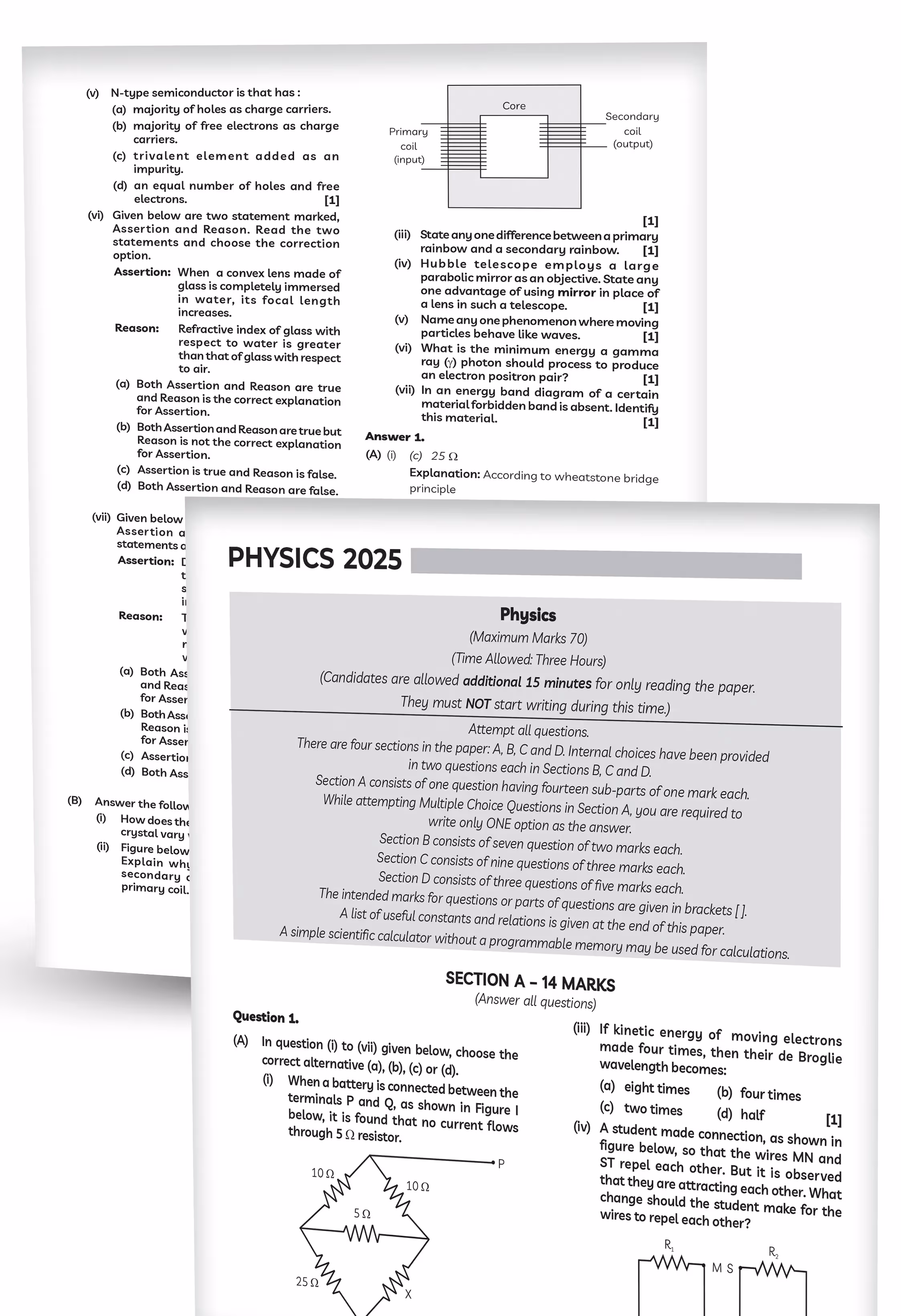 Educart ISC 10 Years Solved Papers Class 12 for 2026 Science Stream - Physics, Chemistry, Mathematics, Biology, English Language & Literature, Computer Application, Physical Education and Hindi for 2025-26 Boards Exams