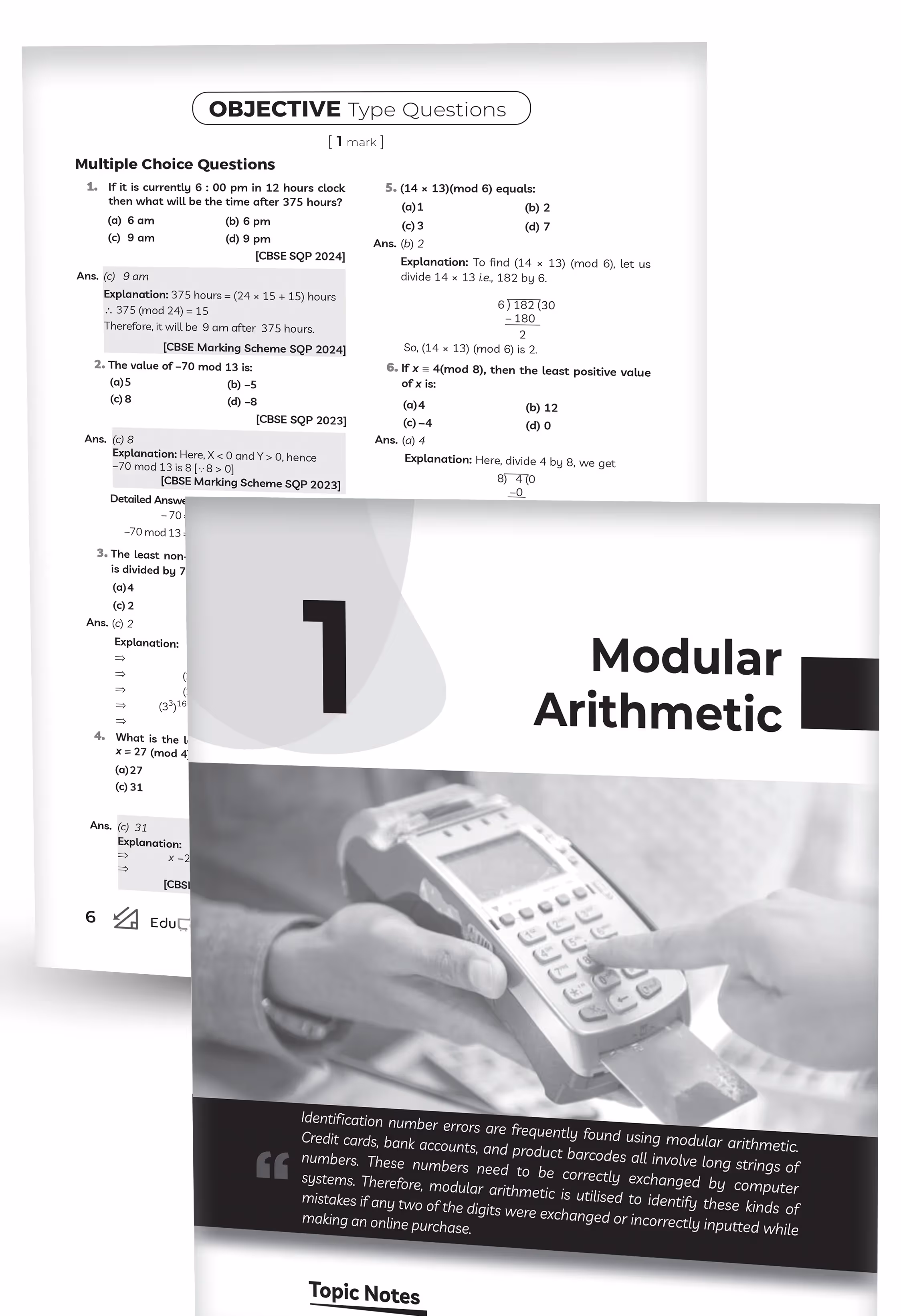 Educart CBSE Class 12 Applied Mathematics Question Bank 2025-26 on new Syllabus 2026 (Includes Past Years Solved Questions)