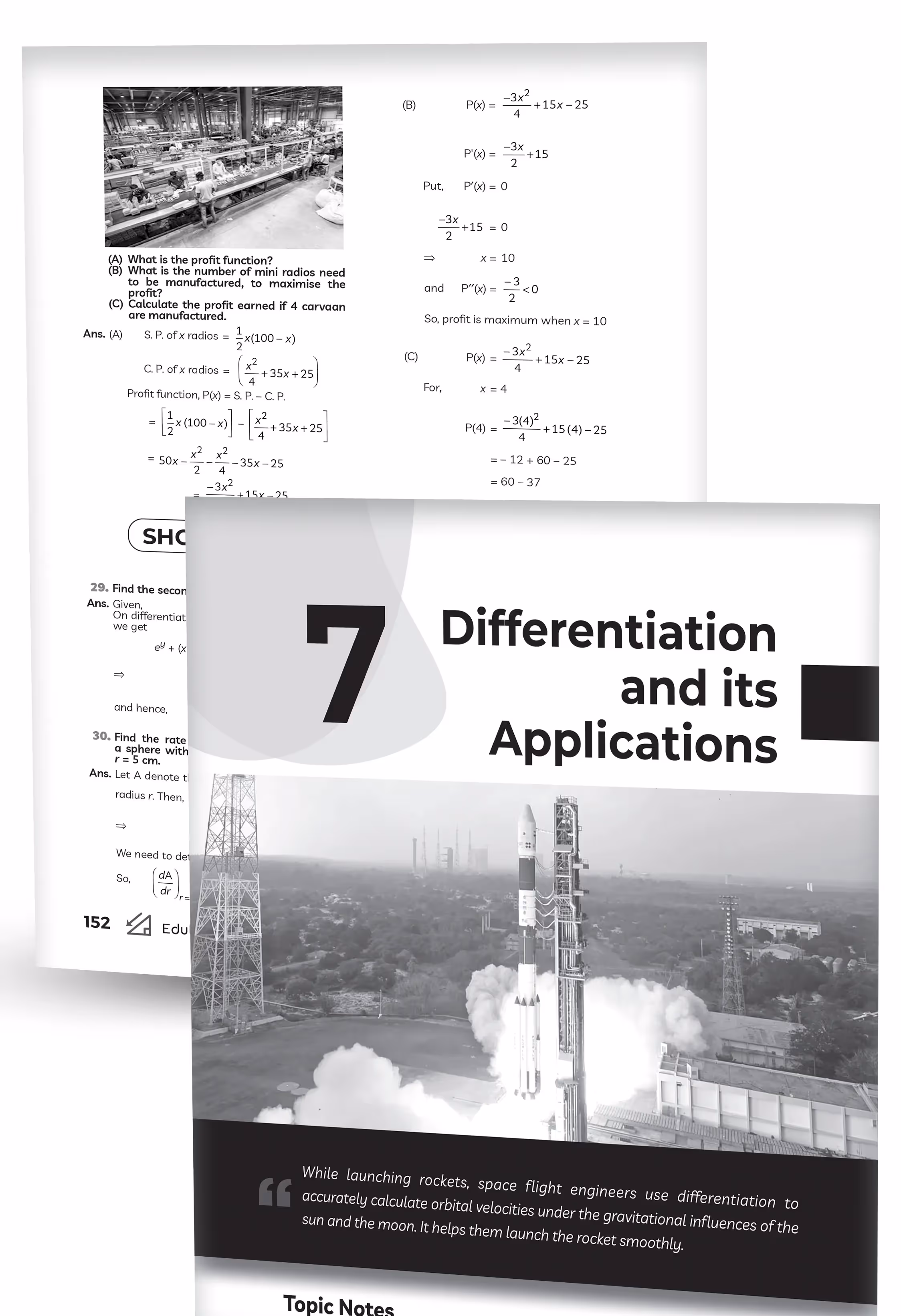 Educart CBSE Class 12 Applied Mathematics Question Bank 2025-26 on new Syllabus 2026 (Includes Past Years Solved Questions)